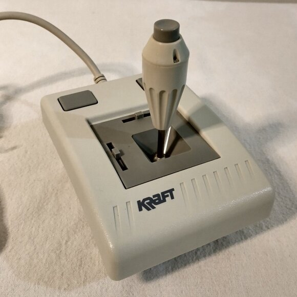 Vintage Kraft KC3 Joystick Apple & IBM PC Compatible Part # 820047 UNTESTED - Picture 3 of 10